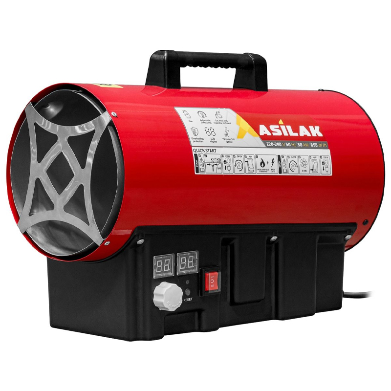 Нагреватель воздуха газовый Asilak SLG-30000T AS6310-5 прям 30 кВт термостат переносной 11965₽