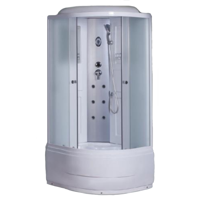 Душевая кабина Aqua Joy AJ-1028 (3131) матовое стекло, 800*800*2150 в Муроме