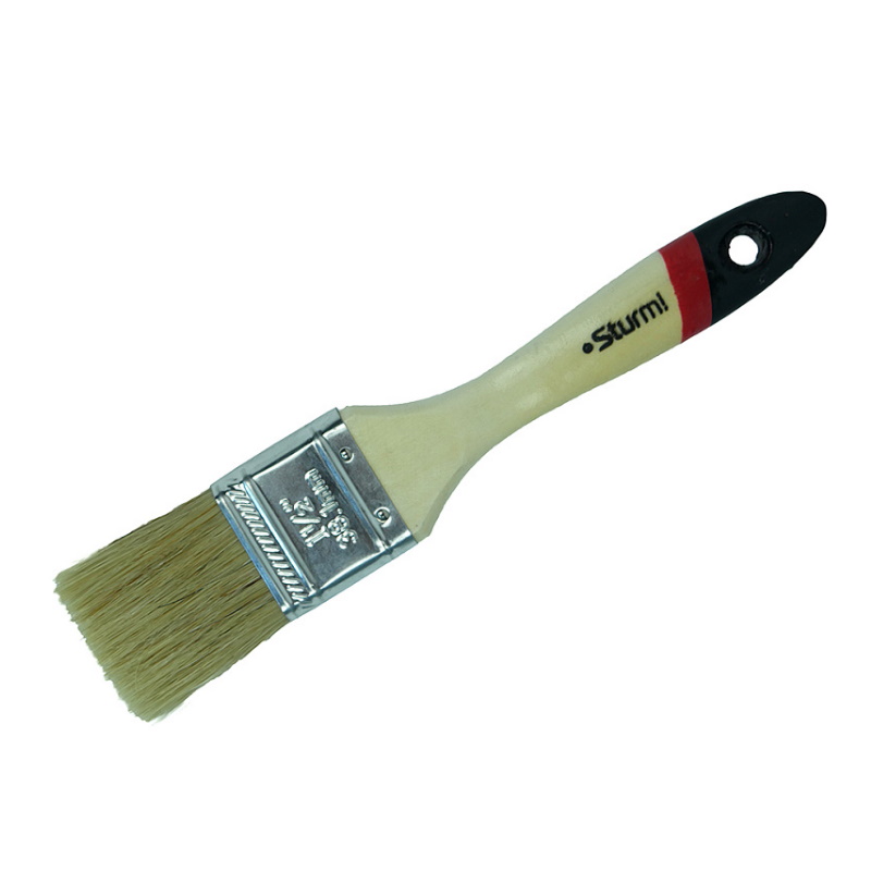 Кисть плоская Sturm 9040-22-038 Euro 1,5" (38 мм), натуральная щетина в Муроме