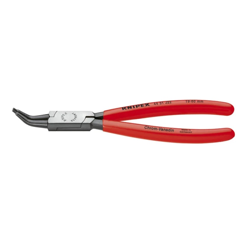 Щипцы для внутренних стопорных колец Knipex KN-4431J02, губки 45°, Ø 8-13 мм, длина 140 мм, фосфатированные в Угличе