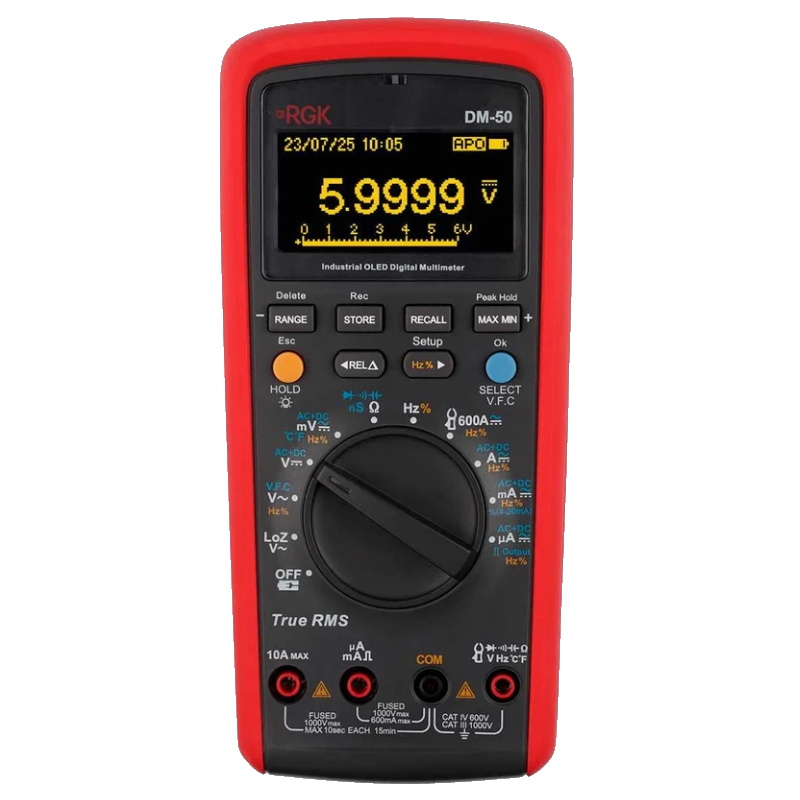 Мультиметр RGK DM-50 721470, цифровой с поверкой в Кинешме
