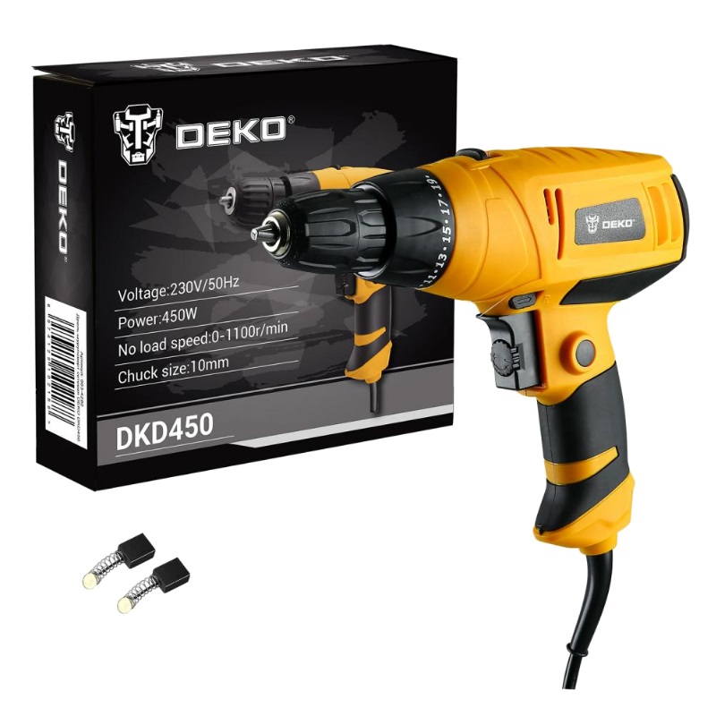 Дрель-шуруповерт сетевая Deko DKD450 063-4280 2060₽