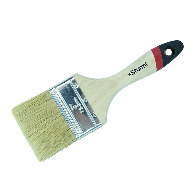 Кисть плоская Sturm 9040-22-075 Euro 3" (75 мм), натуральная щетина в Иваново