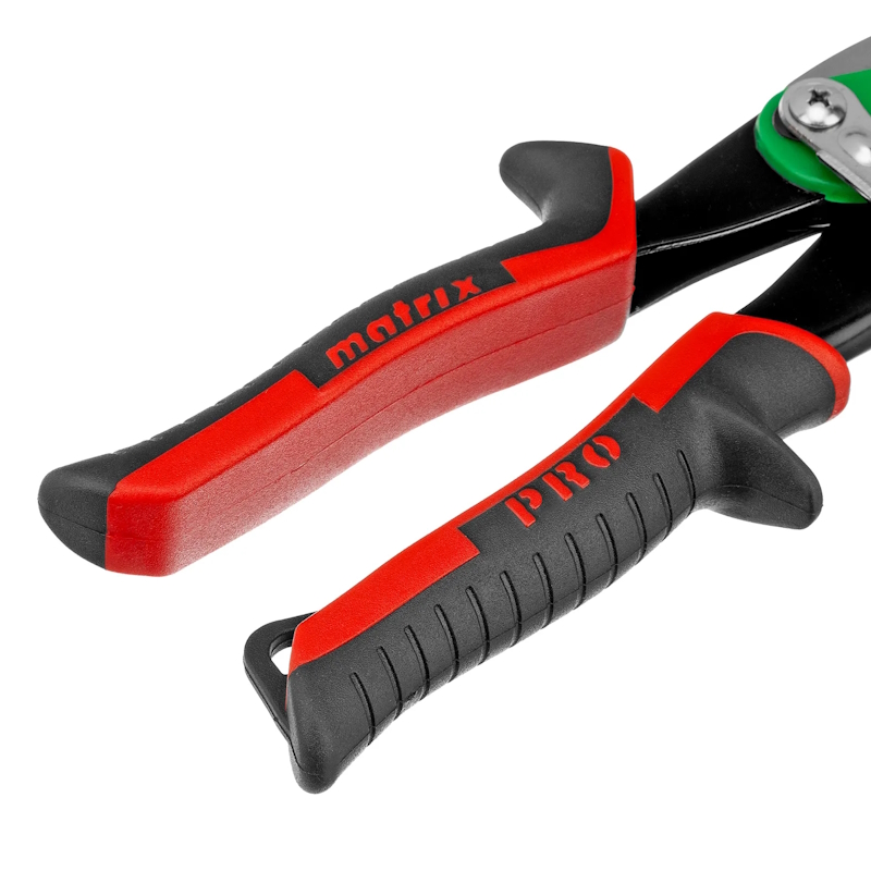 Ножницы по металлу MATRIX PRO 78324, 250 мм, правый рез,сталь CRMO,двухкомпонентные рукоятки