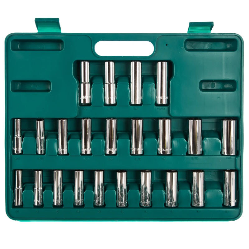 Набор инструмента Jonnesway S05H48107S, универсальный, 1/4", 3/8" и 1/2"DR, 107 предметов  в Туле