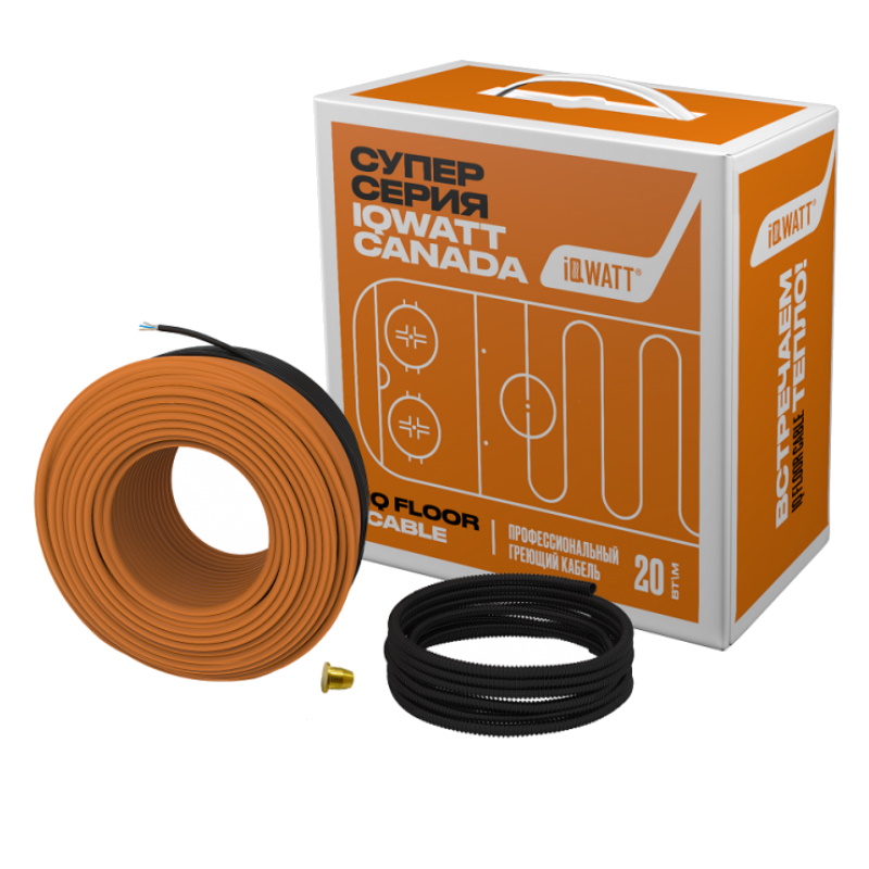 Греющий кабель Iqwatt IQ FLOOR CABLE 00202, 10 м