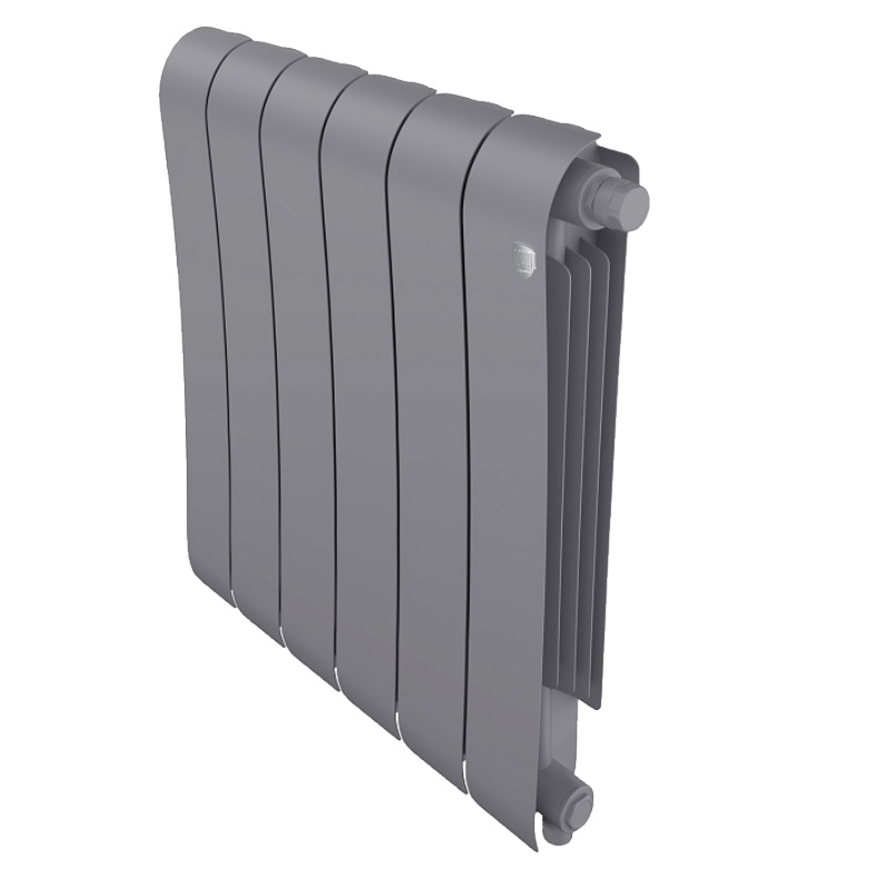 Радиатор биметаллический Royal Thermo Infinity 500 Silver Satin VR80 НС-1658388 6 секций 13310₽