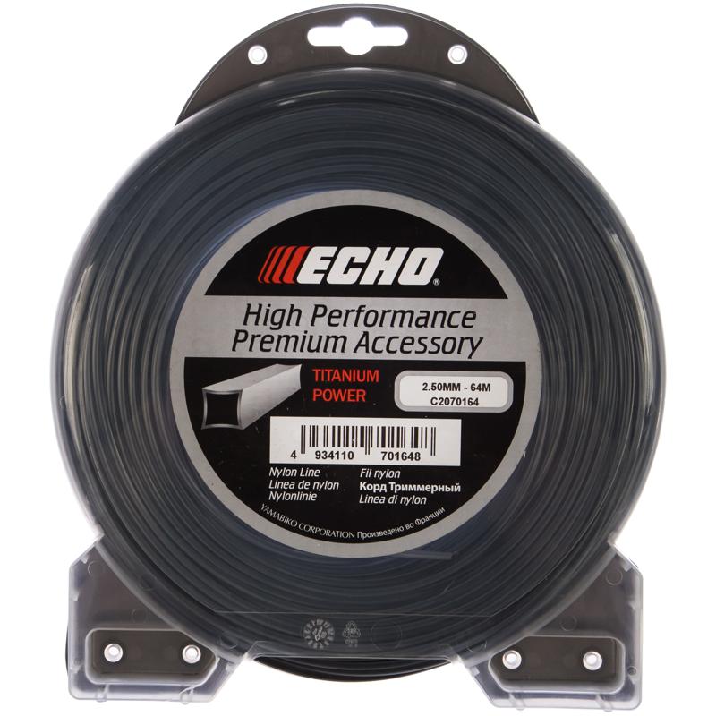 Леска для триммера Echo С2070164, квадрат, 2,5 мм, 64 м в Туле
