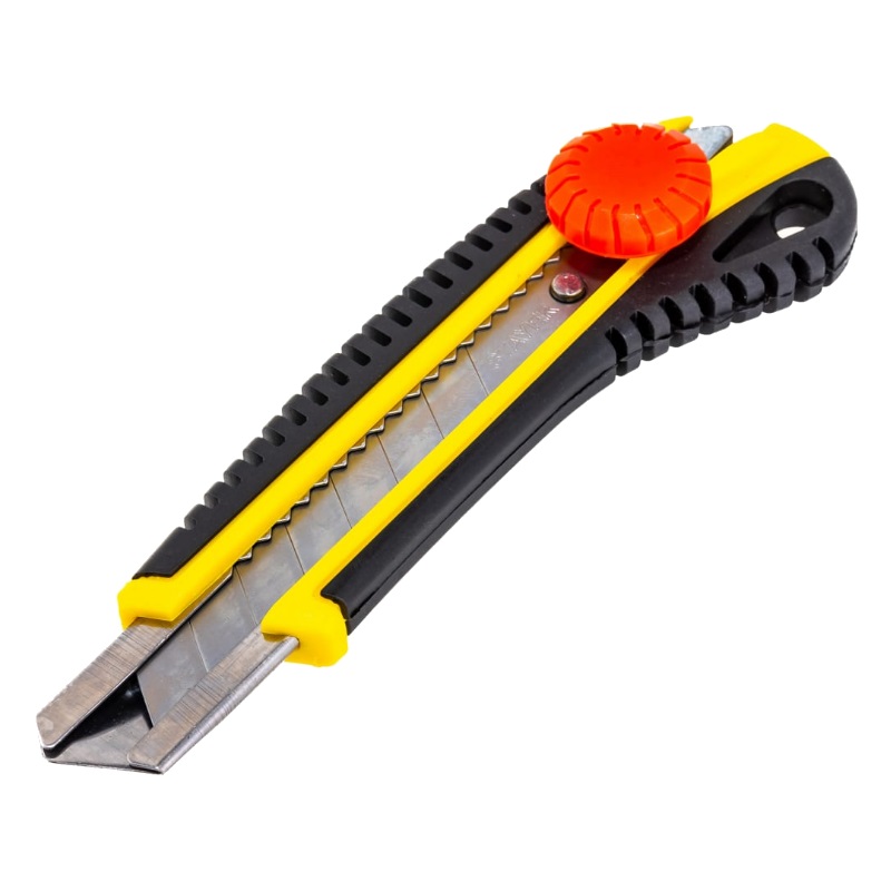 Нож с винтовым фиксатором Stayer 09161_z01 (18 мм, ручка пластик) в Ярославле