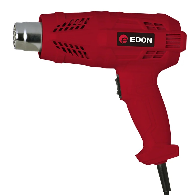 Термопистолет электрический Edon HAG-2000 40026 2000Вт 300С600С 3 насадки 891₽
