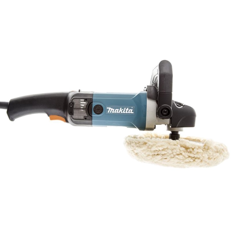 Полировальная шлифмашина Makita 9237CB (электрическая, резьба шпинделя м14, с аксессуарами, коробка)