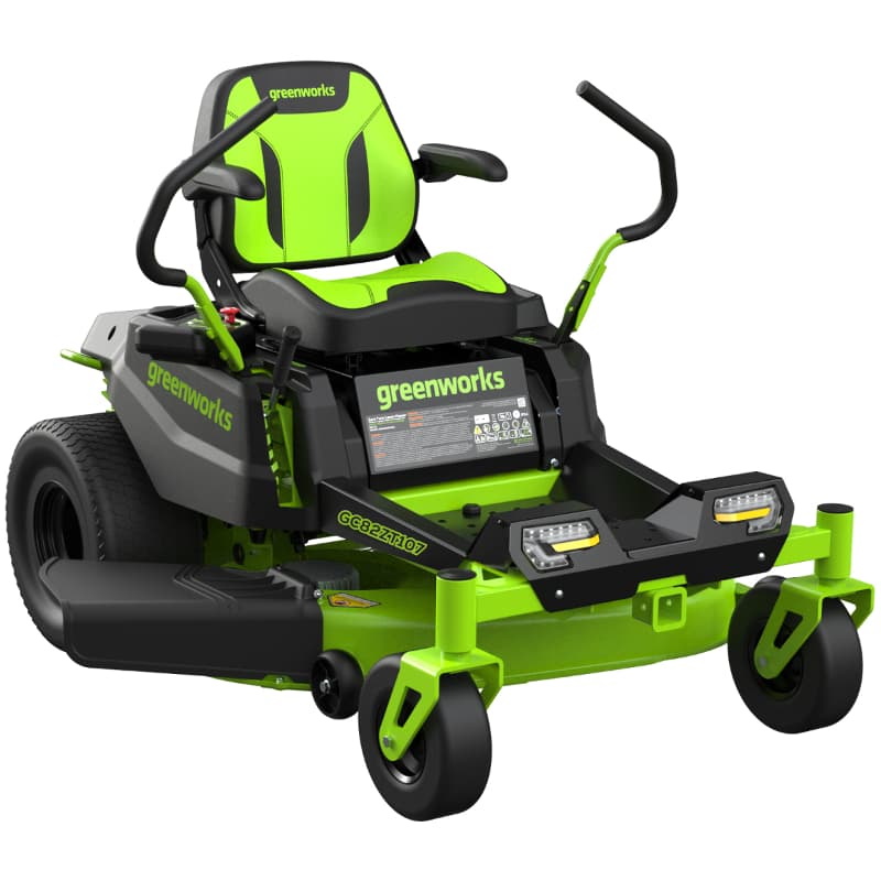Газонокосилка самоходный аккумуляторный Greenworks GC82ZT107 7404107, с местом оператора, без АКБ и ЗУ в Муроме