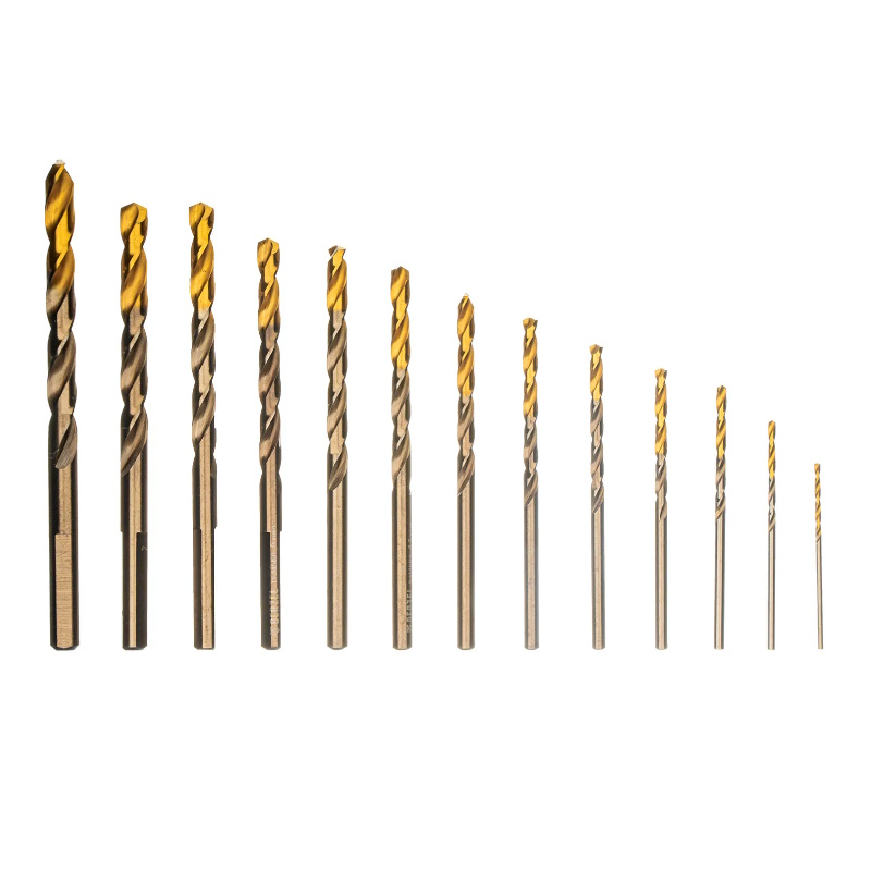 Набор сверл по металлу Denzel 723006, 1,5-6,5мм, Р6М5К8-TiN, Golden Tip, 13 шт.  в Угличе