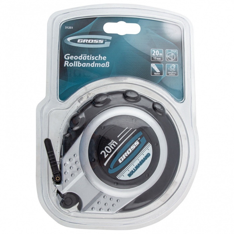 Рулетка геодезическая Gross Rollmabband 31251,20 м.,закрытый корпус 