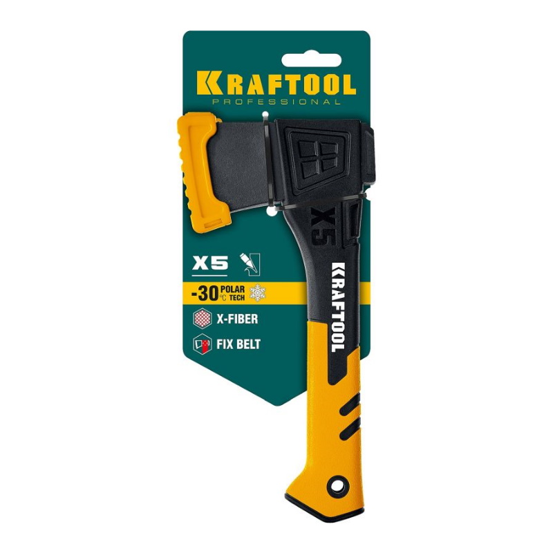 Топор универсальный Kraftool X5 20660-05, 440/620 г, в чехле, 230 мм в Муроме