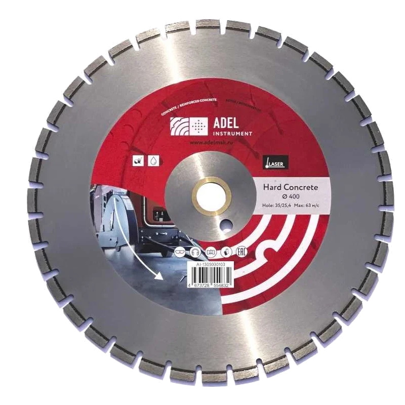 Диск алмазный Adel Instrument Hard Concrete 00-00016515, Ø400*4.5*35/25.4  в Иваново