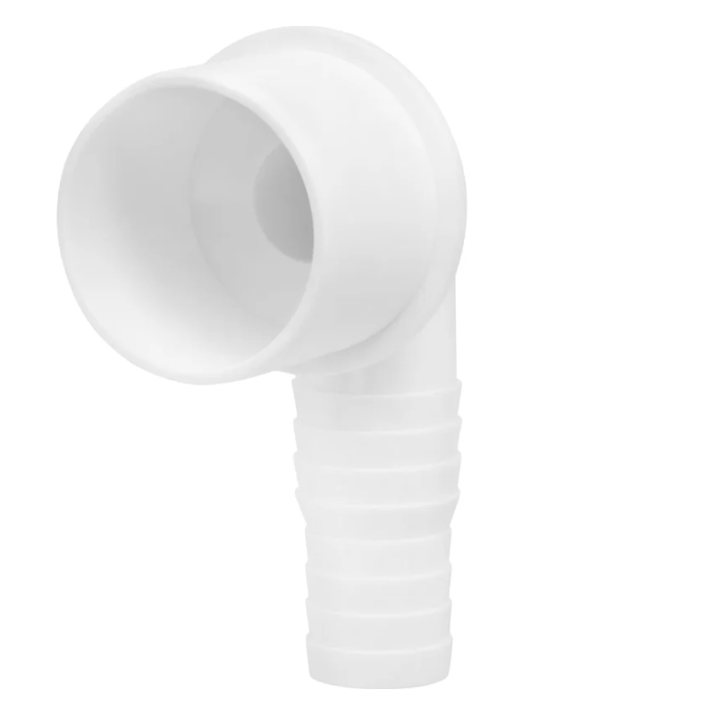 Комплект для подключения сливного шланга стиральных и п/м машин Masterprof угловой D40 мм, ИС.110668 в Кинешме