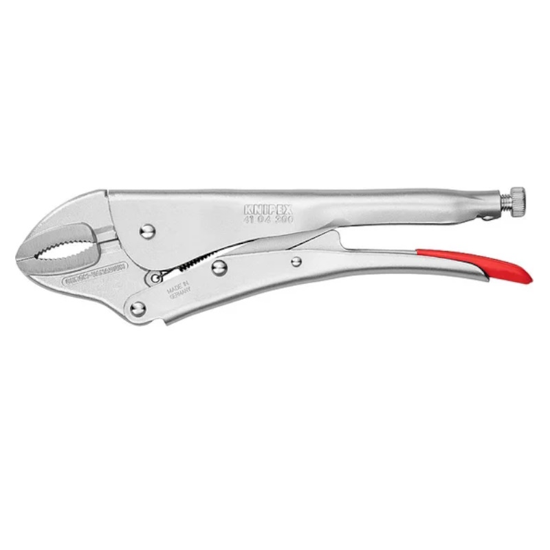 Зажим ручной с фиксацией Knipex KN-4104300, круг 65 мм, квадрат 30 мм, под ключ 34 мм, длина 300 мм в Угличе