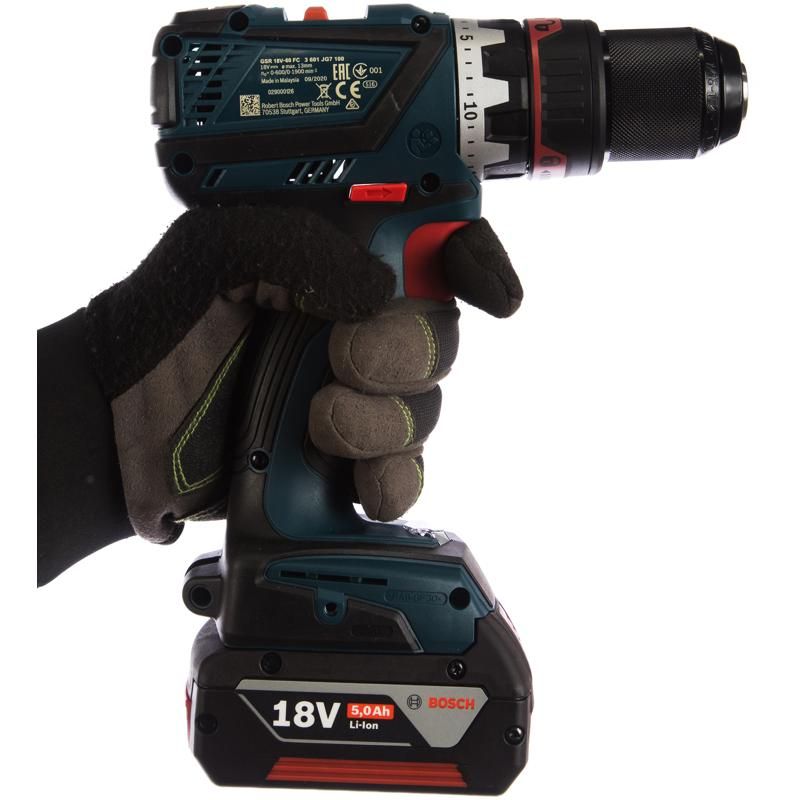 Аккумуляторная дрель-шуруповерт Bosch GSR 18V-60 FC 06019G7100 в Муроме