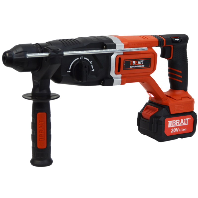 Аккумуляторный перфоратор Brait BCRH28-4DUBL PRO 21.01.252.087 в кейсе, с виброзащитой в Ярославле