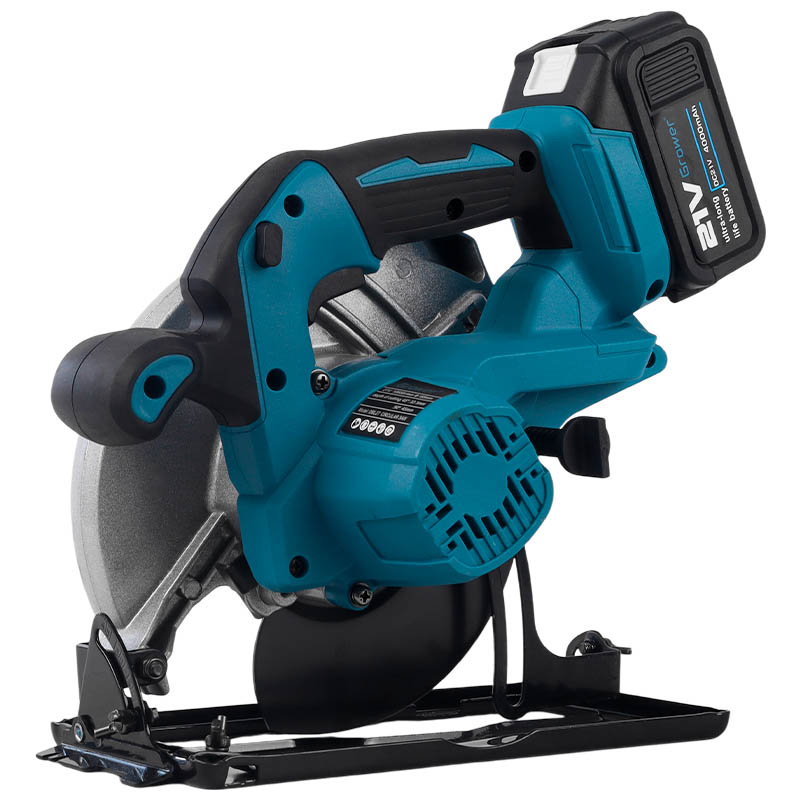 Бесщеточная аккумуляторная дисковая пила Grower DBL27, 185 мм, 21v (под Makita LXT), 4 Ah, аккумулятор 2 шт, З/У в Кинешме