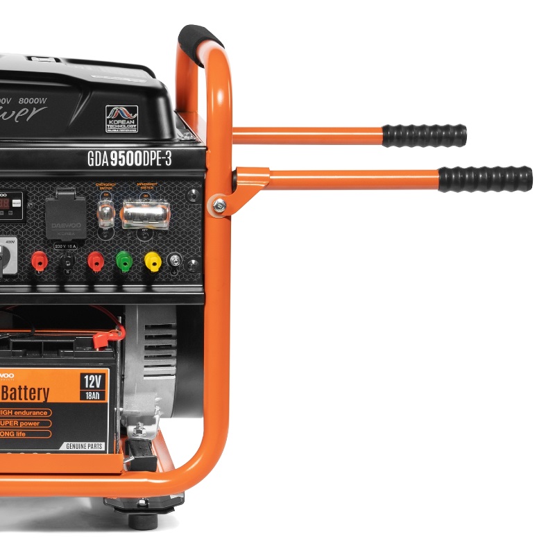 Бензиновый генератор Daewoo GDA 9500DPE-3 с функцией Dual Power