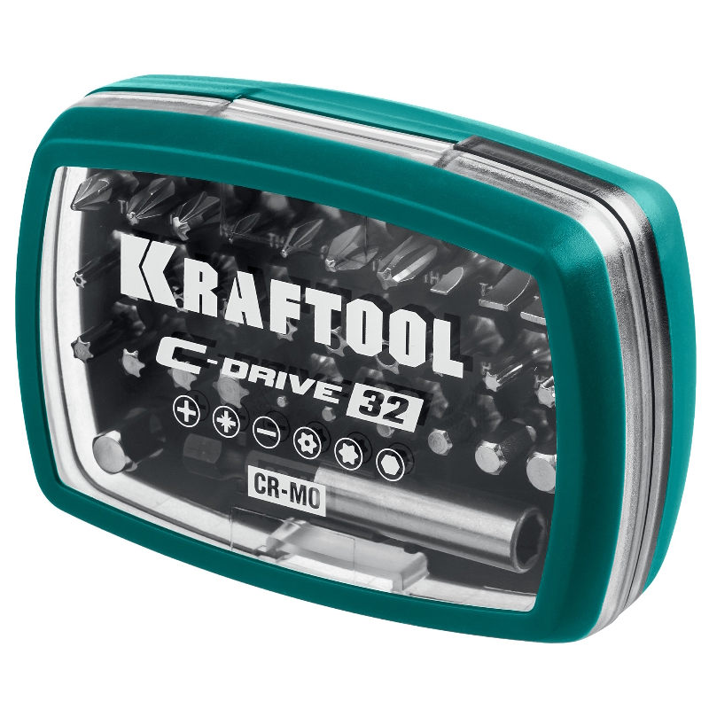 Набор многофункциональных бит Kraftool C-Drive 32 26067-H32, 32 шт в Коврове