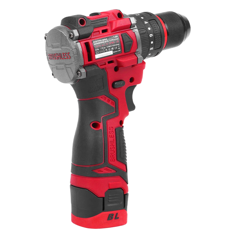 Дрель аккумуляторная Number One CDI 14,4/2,0-SPRO-2B, б/щеточная, 42 H*m, 14,4V/2,0A*h, БЗП 10мм металл, 500-1650 об./мин., кейс в Рыбинске