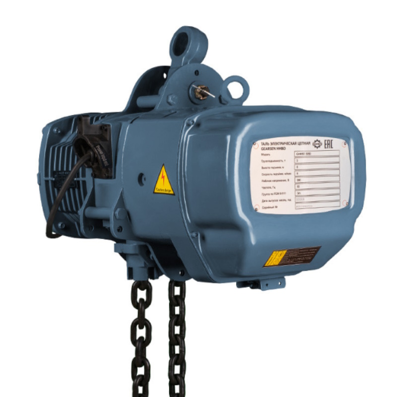 Таль электрическая цепная GEARSEN GHHBD 30120-02 J АБ-00014966, HHBD, 3,0 т, 12 м, J-02 в Муроме
