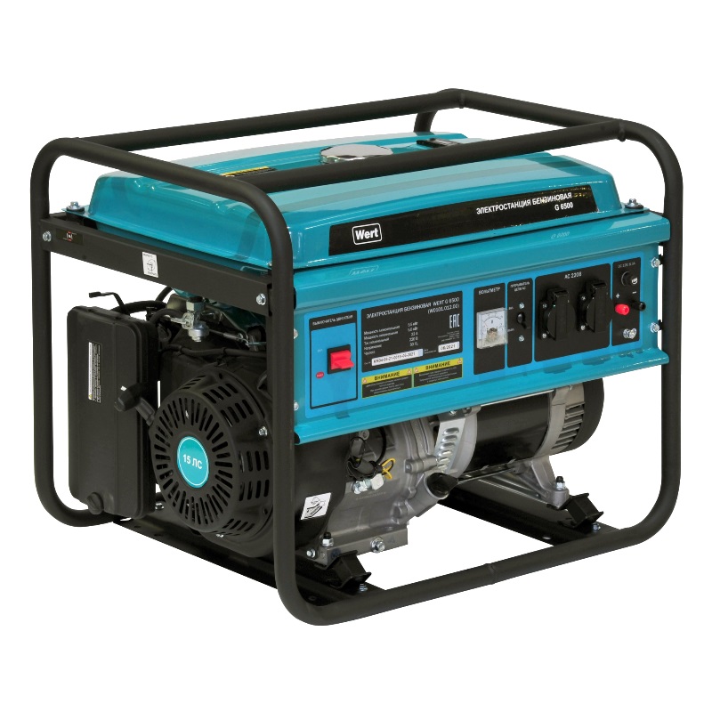 Генератор бензиновый Wert G 6500 W010101200 199751 37990₽