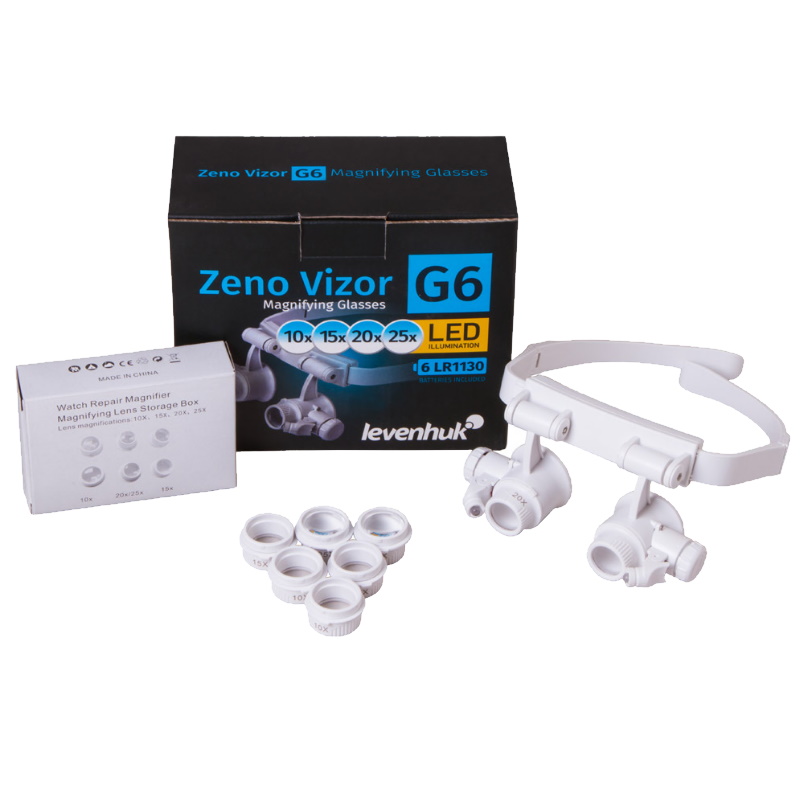 Лупа-очки Levenhuk Zeno Vizor G6 72612 в Рыбинске