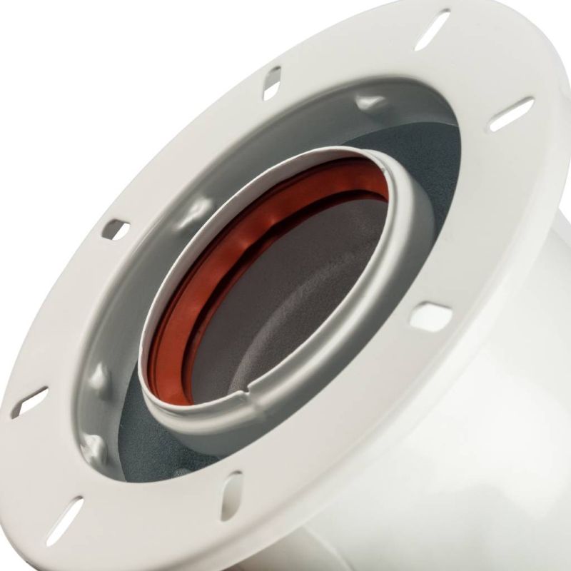 Элемент дымохода DN60/100 адаптер для котла Stout SCA-6010-240190 угловой 90° коаксиальный в Костроме