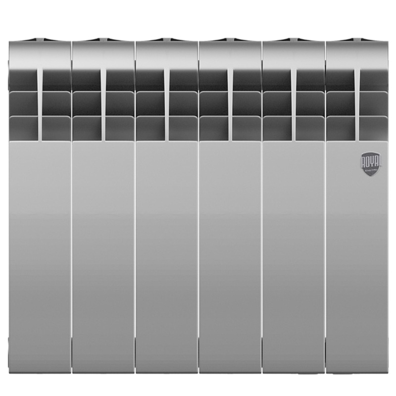 Радиатор Royal Thermo BiLiner 350 /Silver Satin НС-1197129, 6 секций  в Костроме