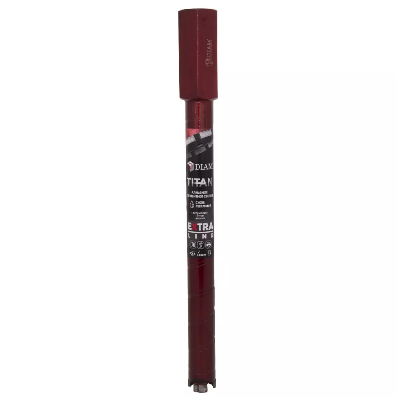 Сверло алмазное сегментное сухое Diam Extra Line Titan 313020, 32x300х3x1,1/4UNC, армированный бетон в Угличе