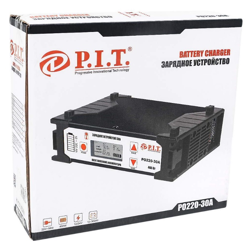 Зарядное устройство инверторное P.I.T. РО220-30А, 12/24 В для автомобильного аккумулятора в Рыбинске