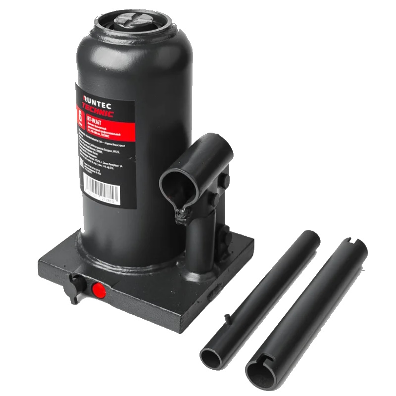 Домкрат бутылочный Runtec TECHNIC RT-WJ6T, двухштоковый, профессиональный, 6 т, 190-480 мм  в Твери