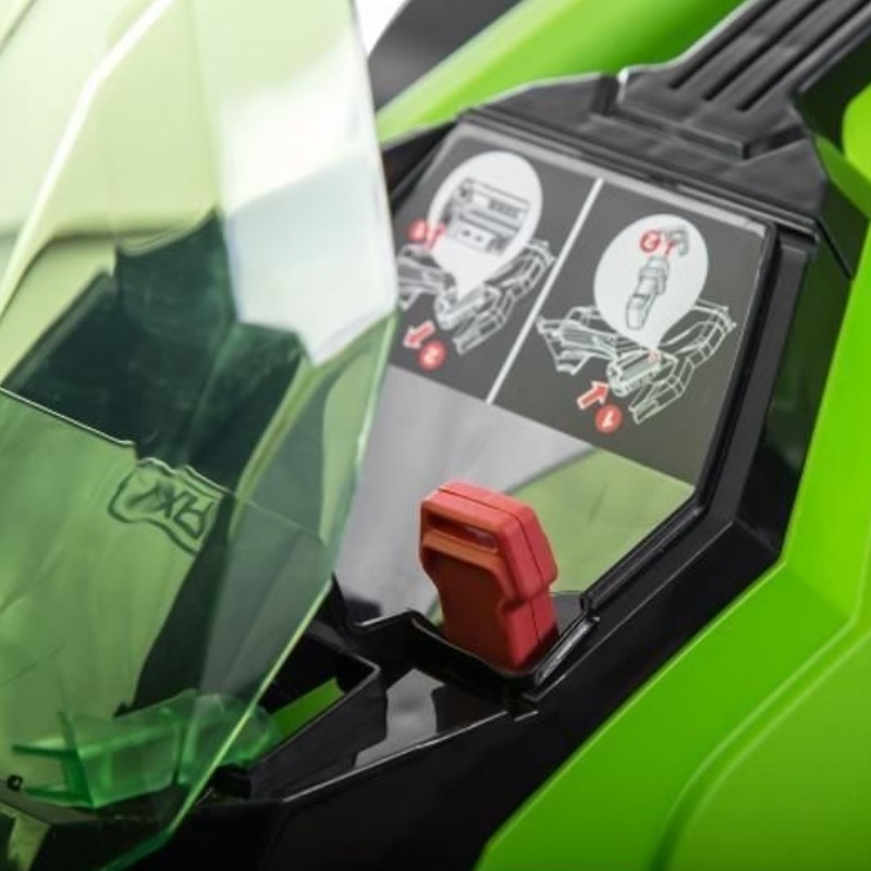 Аккумуляторная газонокосилка Greenworks G40LM35K4 (40В, 35см, ЗУ, мягкий травосборник)