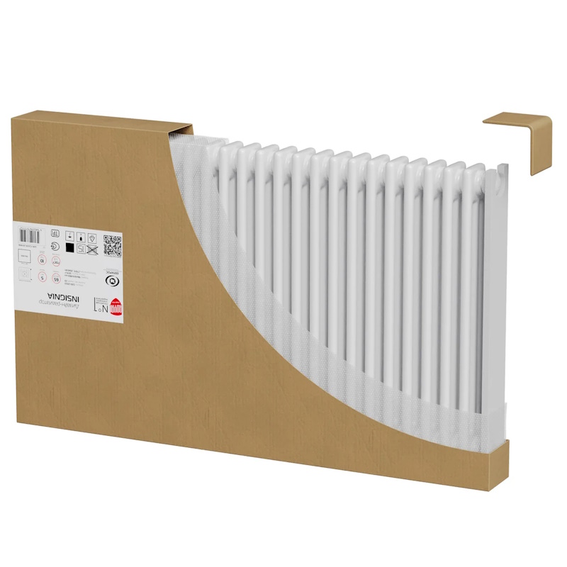 Дизайн-радиатор Royal Thermo Insignia VC2180 НС-1631204, 4 секции, RAL9016 в Рыбинске