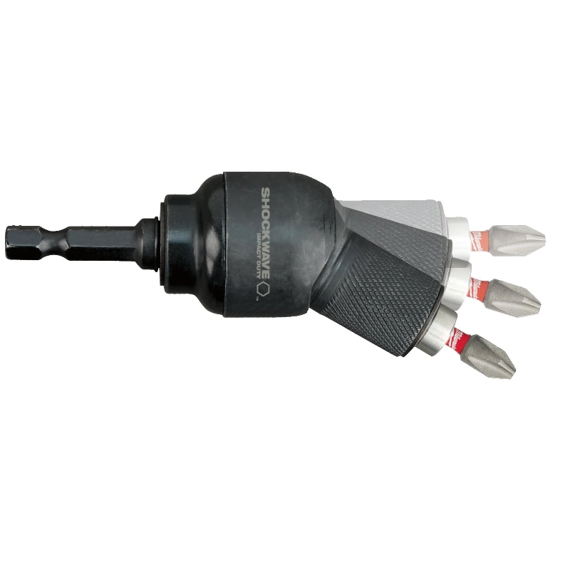 Насадка угловая Milwaukee SHOCKWAVE 4932459781 0-30 Knuckle c набором бит 10шт GEN II 2890₽