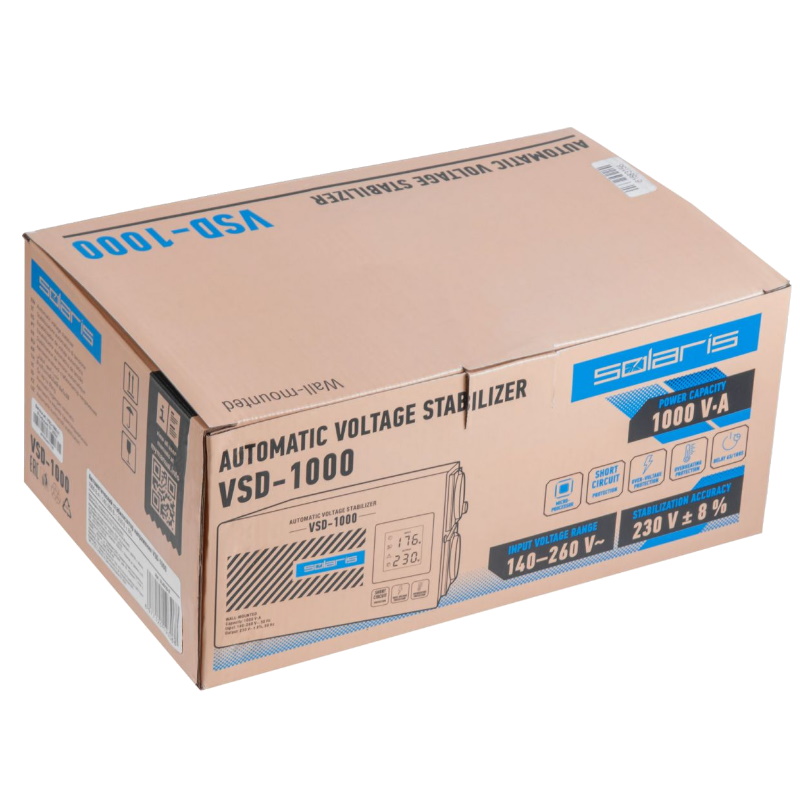 Стабилизатор напряжения Solaris VSD-1000 SL4510-2