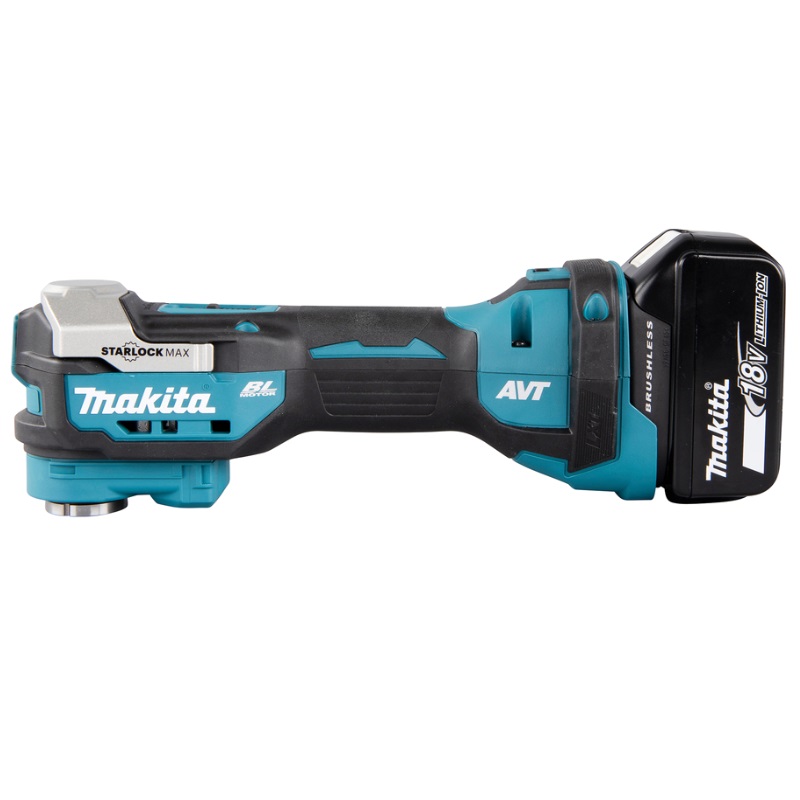 Аккумуляторный многофункциональный инструмент Makita DTM52RTJX1 (2xАКБ 5,0 Ач, быстрое ЗУ, с набором оснастки) в Кинешме
