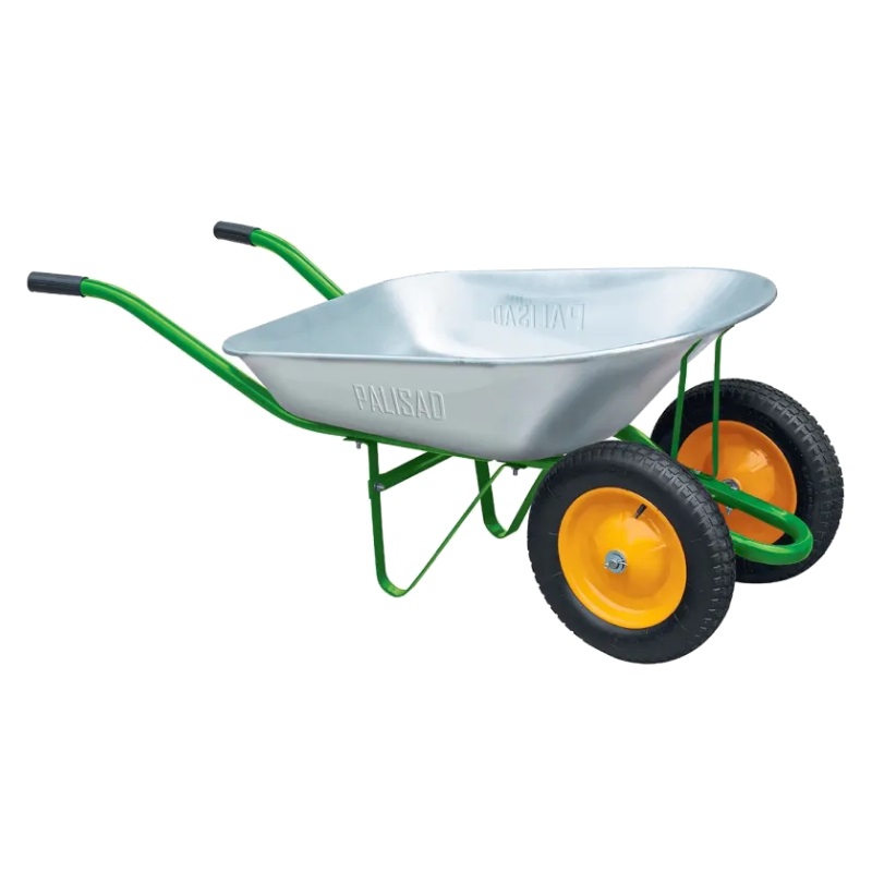 Тачка садовая 2-х колесная Palisad 689823 грузоподъемность 170 кг объем 78 л 2250₽