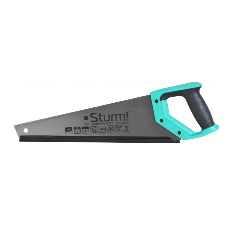 Ножовка по дереву Sturm 1060-52-450, 450мм, 4TPI, 3D зуб во Владимире