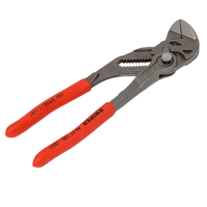 Клещи переставные-гаечный ключ Knipex KN-8601180SB, зев 40 мм, длина 180 мм, фосфатированные, обливные ручки, SB в Туле