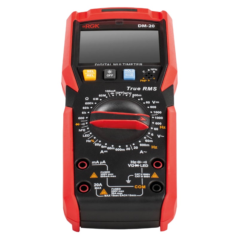 Цифровой мультиметр RGK DM-20 779647, с поверкой в Туле