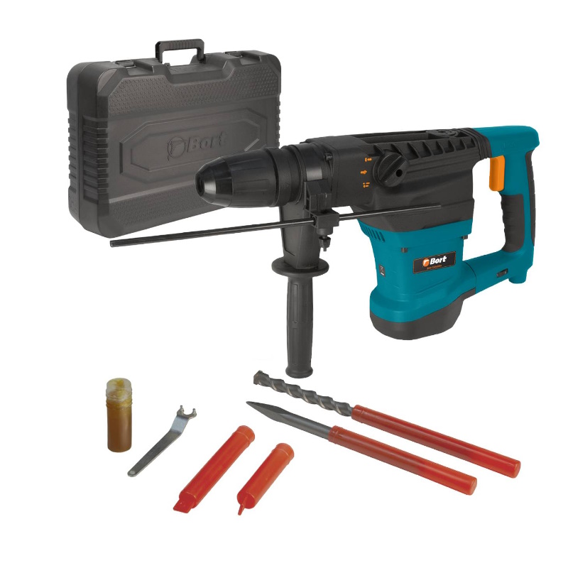 Перфоратор Bort BHD-1500-MAX 93410457 в кейсе, с виброзащитой