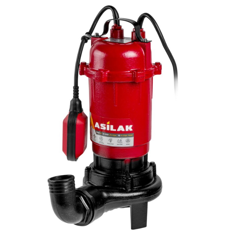 Насос погружной для грязной воды Asilak SLP-2001 AS4410-2 7329₽