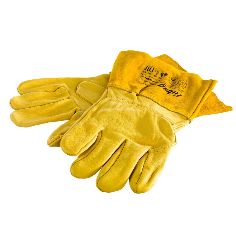 Сварочные краги Fubag FWGN 9Y TIG 641184, без подкладки, желтые в Переславле
