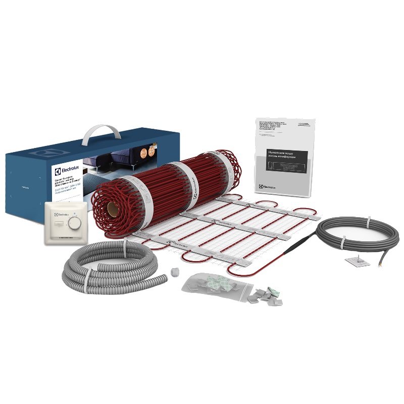 Мат комплект теплого пола c терморегулятором Electrolux EEFM 2-180-6 НС-1432031 6953₽