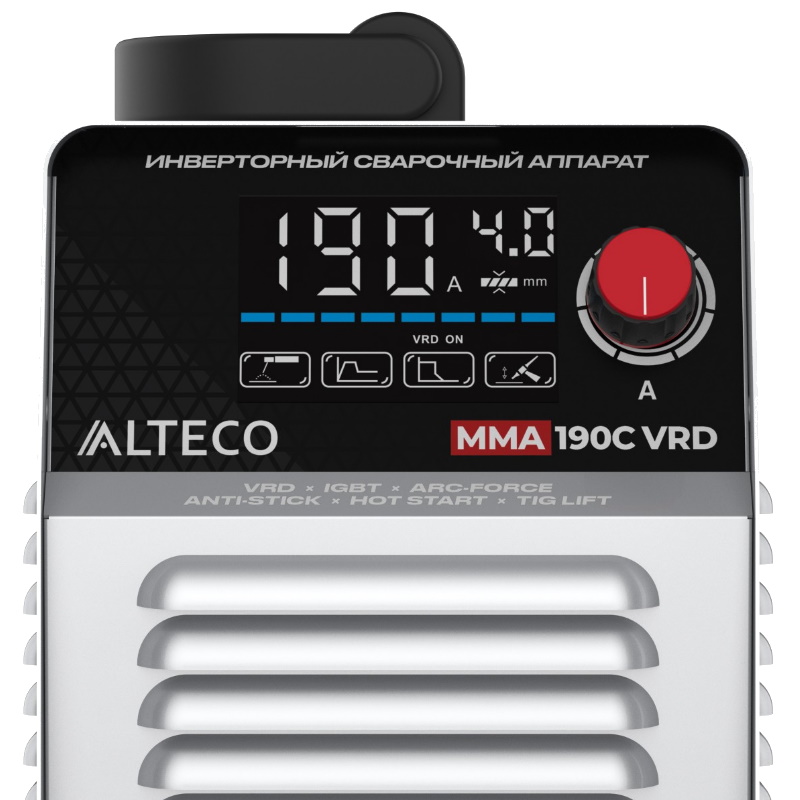 Сварочный аппарат инверторный Alteco MMA-190С VRD 70221